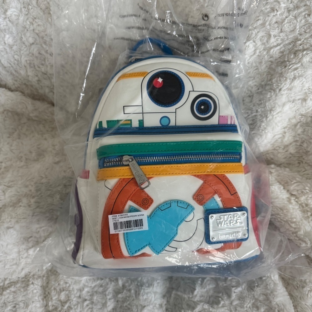 LIMITED EDITION STAR WARS BB-8 PRIDE Backpack NEW WITH TAGS